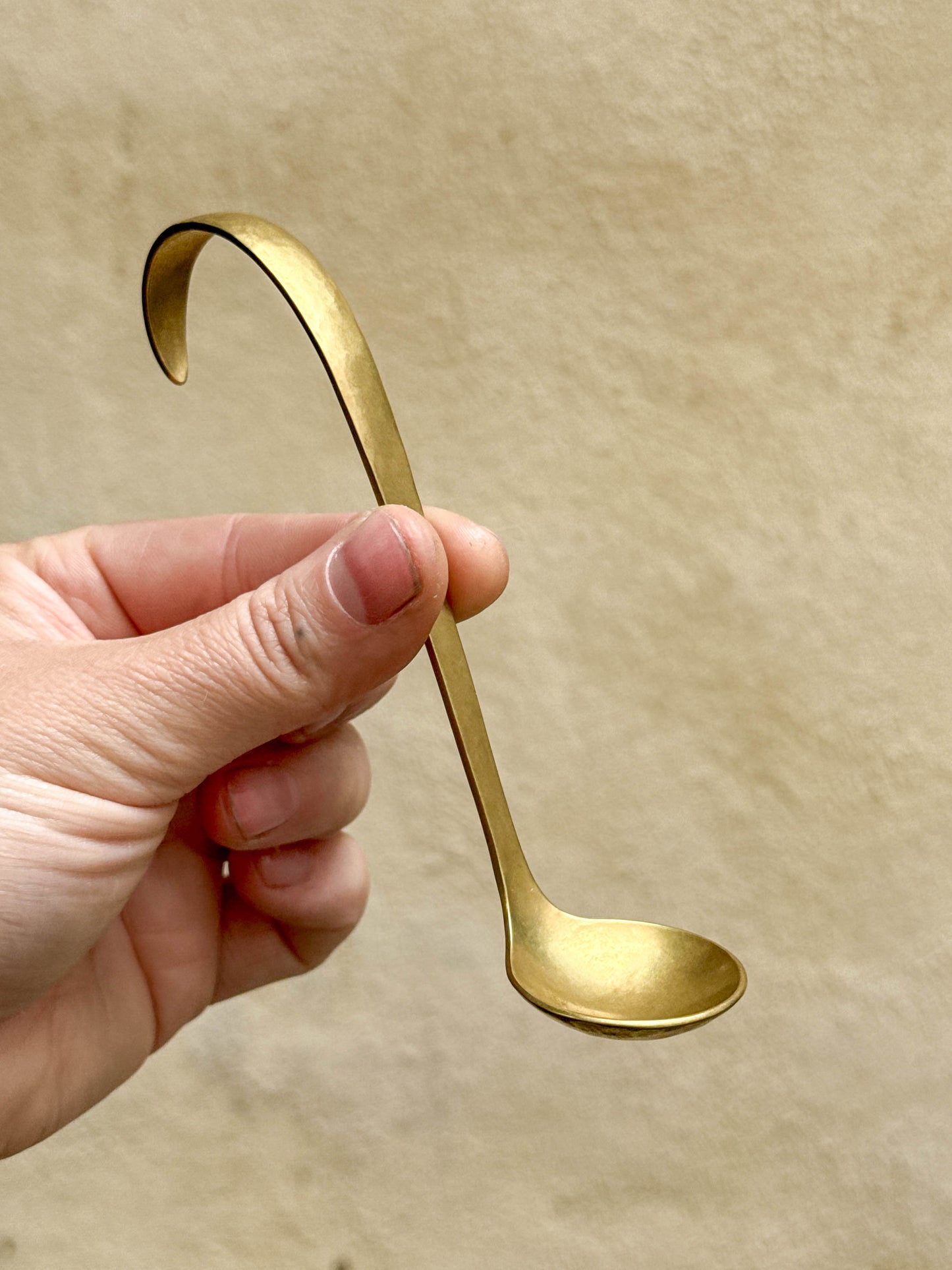 Brass Condiment Spoon #2