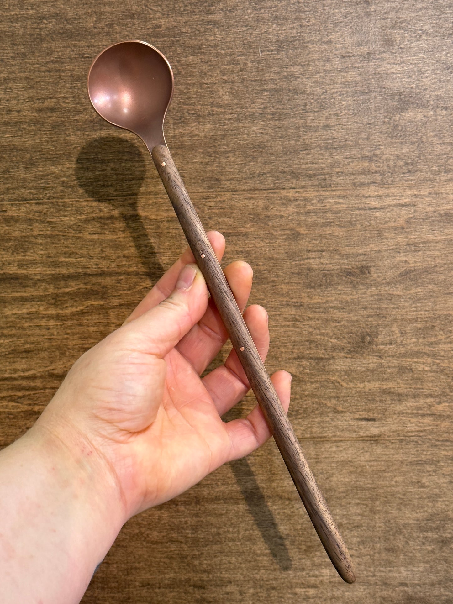 Coffee Spoon | Copper and Walnut