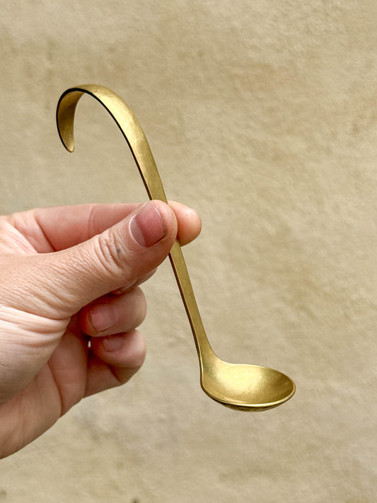Brass Condiment Spoon #2