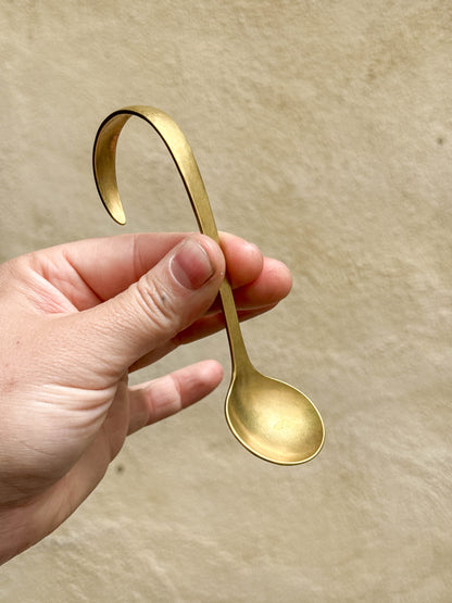 Brass Condiment Spoon #3 & #4