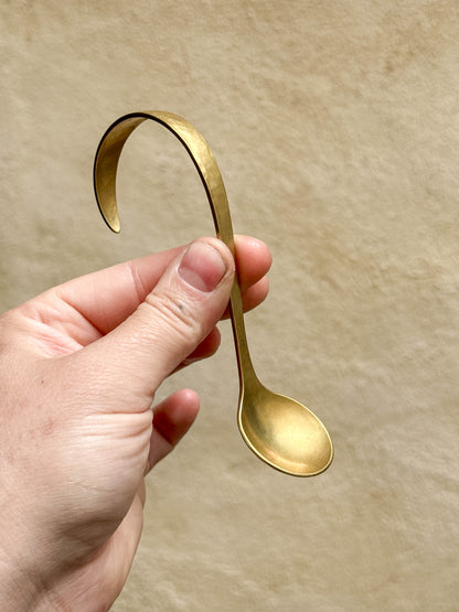 Brass Condiment Spoon #3 & #4