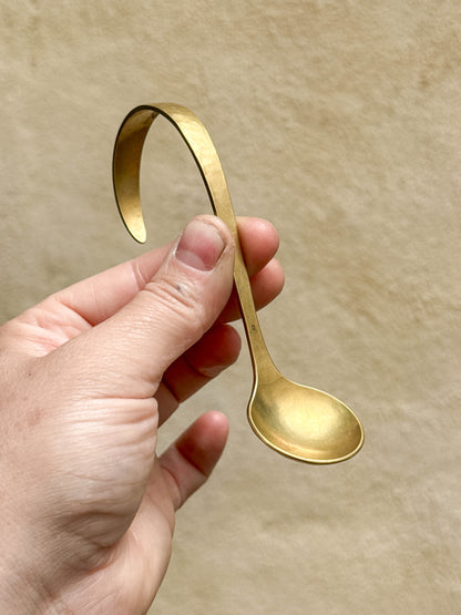 Brass Condiment Spoon #3 & #4