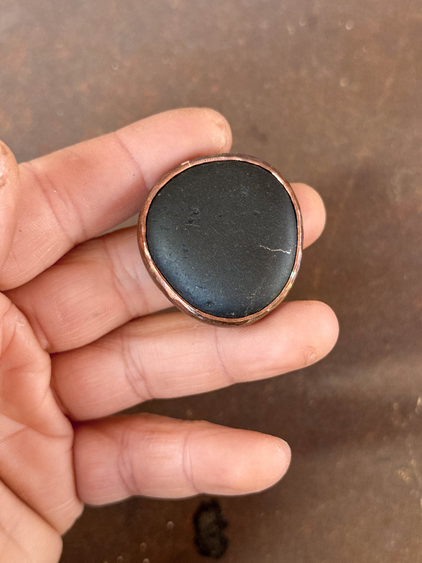 Copper Worry Stone #1