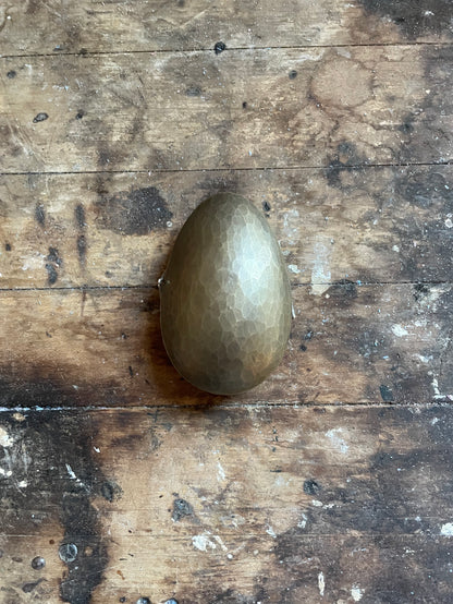 Egg Pocket Locket Brass