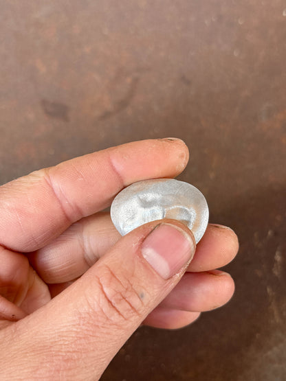Silver Worry Stone #1