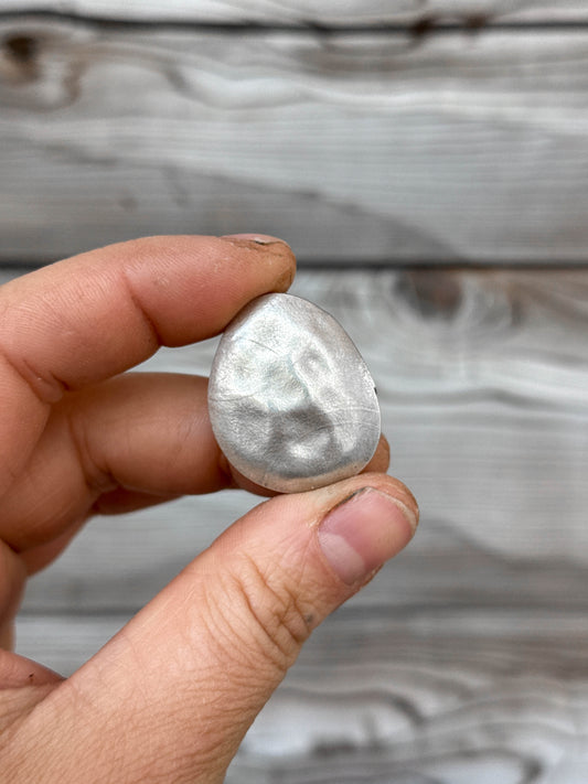 Silver Worry Stone #1