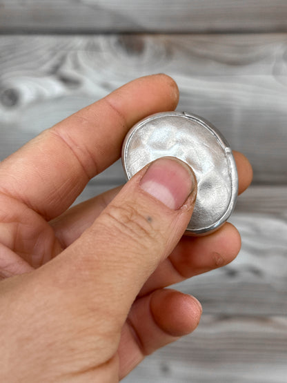 Silver Worry Stone #2