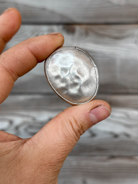 Silver Worry Stone #2