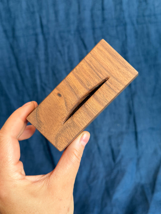 Wooden Display stand for Shallow Dish